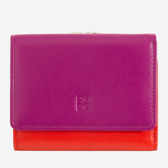 Dudu Bags Corsica piccolo portafoglio donna pelle RFID portamonete Colorful