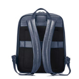 Roncato Zaino Da Lavoro ALASKA Zaino in pelle porta PC 15.6 - 42x33x13 cm - Blu Navy