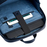 Roncato Zaino Da Lavoro ALASKA Zaino in pelle porta PC 15.6 - 42x33x13 cm - Blu Navy