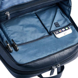 Roncato Zaino Da Lavoro ALASKA Zaino in pelle porta PC 15.6 - 42x33x13 cm - Blu Navy