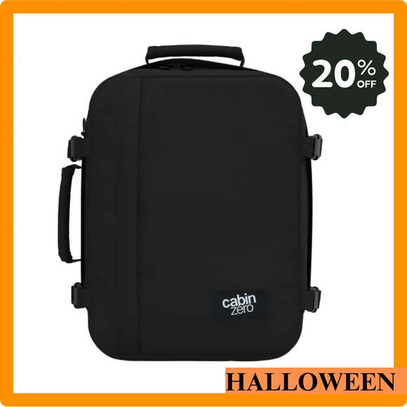 Cabin Zero zaino bagaglio a mano Classic Cabin Backpack 28L Absolute Black