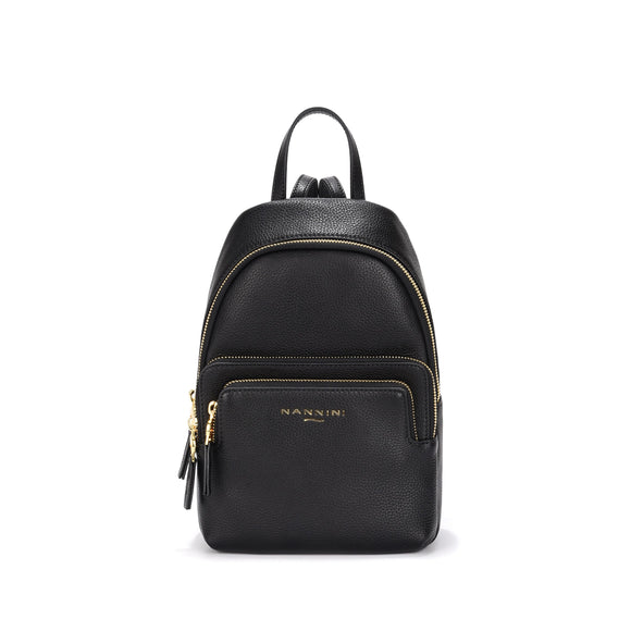 NANNINI Tiziana Zaino Small Tasche in Pelle Lima-H 18405 Nero