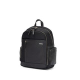 Ciak Roncato SQUADRA - Zaino Medio Pelle e Nylon-Nero