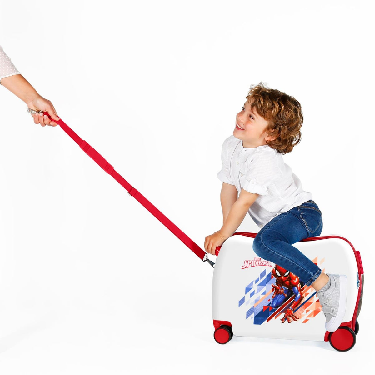 VALIGIA PER BAMBINI 2 RUOTE MULTIDIREZIONALI GO SPIDEY – buareshop