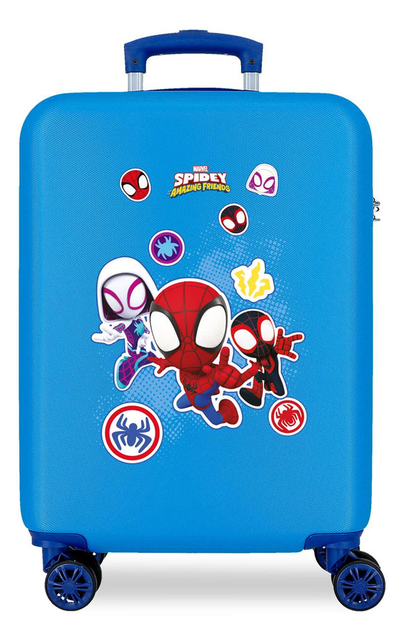 MARVEL VALIGIA CABINA RIGIDA SPIDEY GO WEBS GO 55 CM