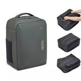 Roncato Zaino Da Viaggio WANDERLINE Ryanair Zaino da viaggio con sacca sottovuoto 40x30x20 cm - Verde Militare