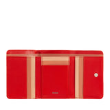 Dudu P.foglio donna pelle rosso fiamma
