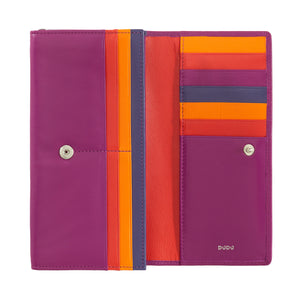 Dudu P.foglio donna pelle fucsia