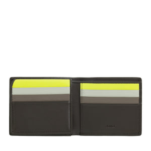 Dudu P.foglio uomo pelle coffee brown