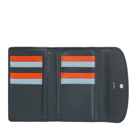 Dudu P.foglio donna pelle navy