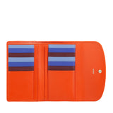 Dudu P.foglio donna pelle arancio pumpkin