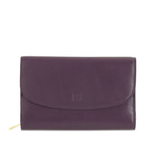 Dudu P.foglio donna pelle deep purple