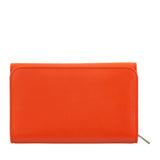 Dudu P.foglio donna pelle arancio pumpkin