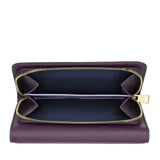 Dudu P.foglio donna pelle deep purple