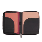 Dudu Cartella A5 pelle nero rosa