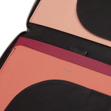 Dudu Cartella A5 pelle nero rosa