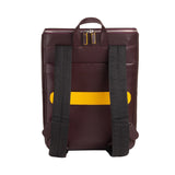 DUDU Zaino 16" uomo pelle burgundy