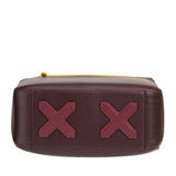 DUDU Zaino 16" uomo pelle burgundy