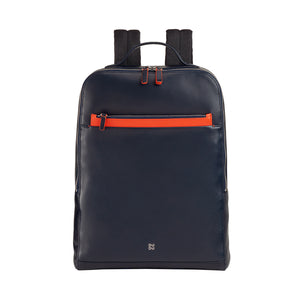 Dudu Zaino 13" uomo pelle blu navy