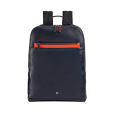 Dudu Zaino 13" uomo pelle blu navy