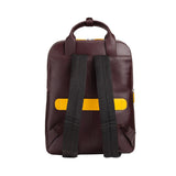 DUDU Zaino 16" uomo pelle burgundy