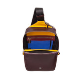 DUDU Borsa uomo pelle burgundy