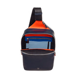 DUDU Borsa uomo pelle blu navy