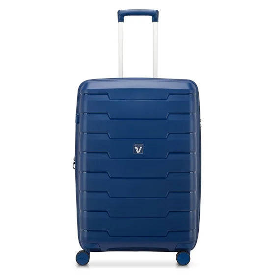 Roncato Skyline 2.0 Trolley Rigido Medio Espandibile - 70 cm - Blu Notte