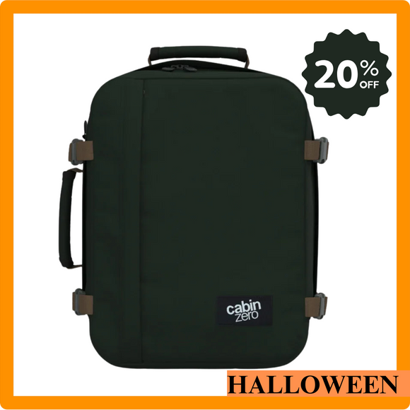 Cabin Zero zaino bagaglio a mano Classic Cabin Backpack 28L Black Sand