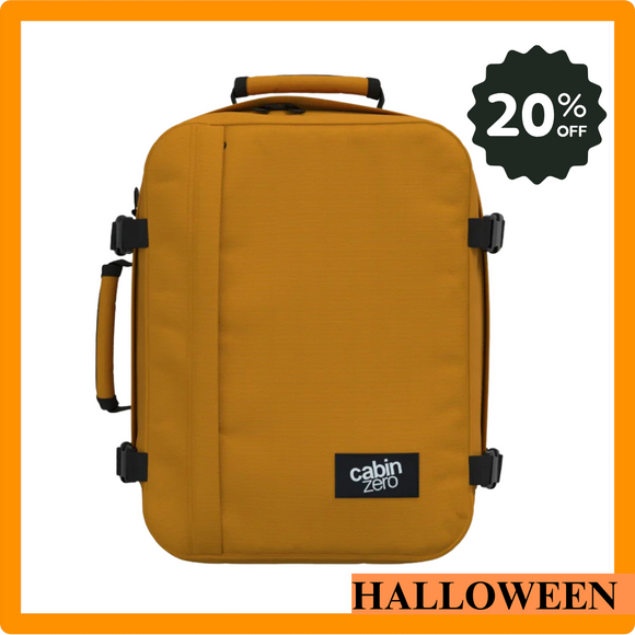 Cabin Zero zaino bagaglio a mano Classic Cabin Backpack 28L Orange Chill