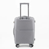 Nple Solid bagaglio a mano 55x40x20 cm espandibile - Grigio Argento