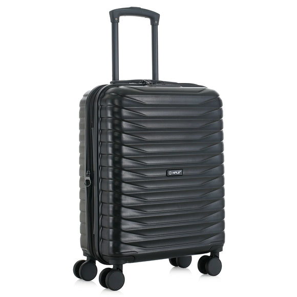 Nple KRYPTON bagaglio a mano 55x40x20 cm espandibile - Nero