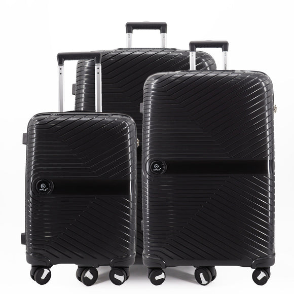 Nple Solid SET 3 PEZZI espandibile - Nero