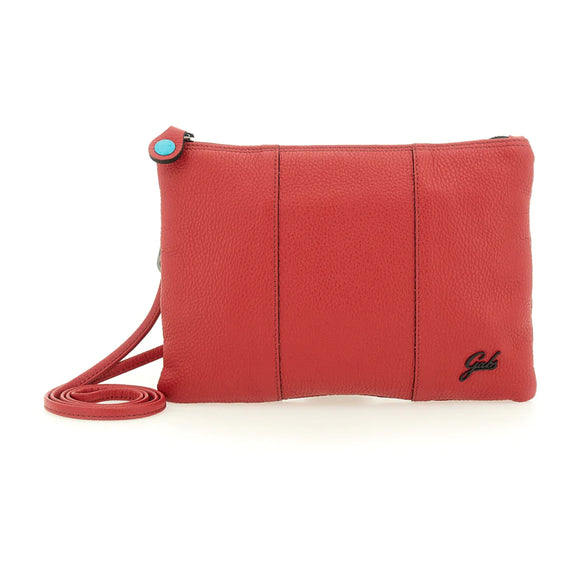 Gabs BEYONCE TAGLIA M Pochette in pelle di vitello martellata color rosso 