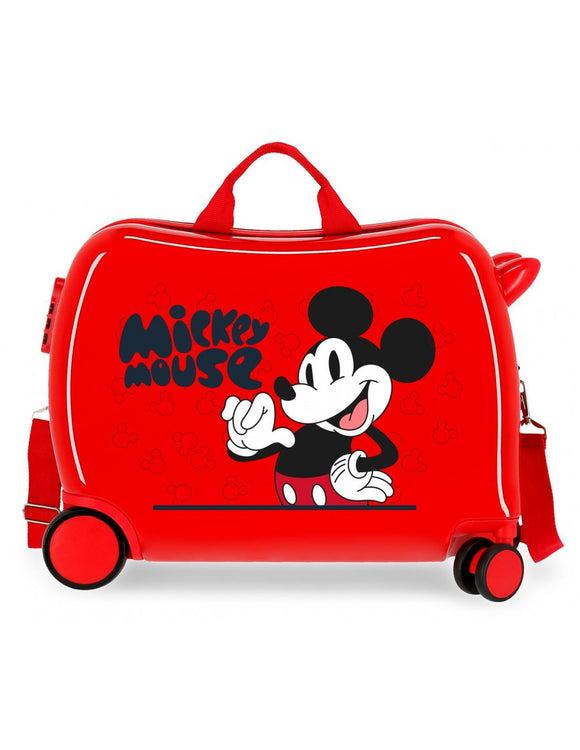 DISNEY TROLLEY CAVALCABILE TOPOLINO MICKEY MOUSE FASHION TRAINABILE 50 CM
