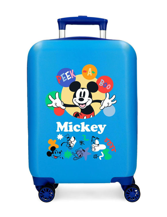 DISNEY VALIGIA DA CABINA RIGIDA TOPOLINO MICKEY PEEK A BOO 50 CM