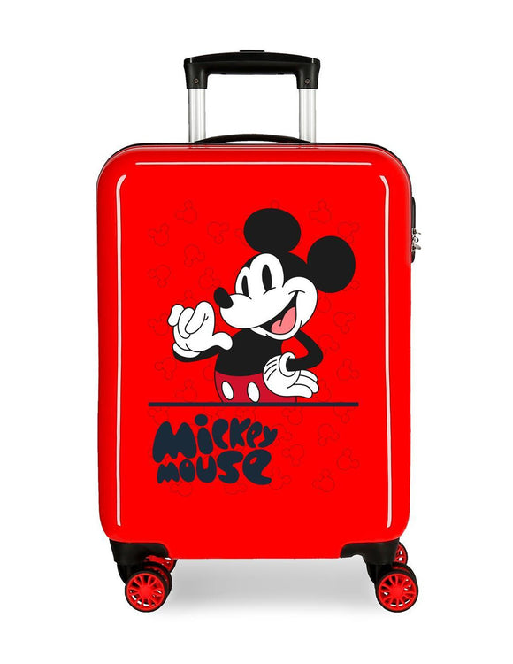 DISNEY VALIGIA DA CABINA RIGIDA TOPOLINO MICKEY MOUSE FASHION 55 CM