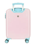DISNEY VALIGIA DA CABINA RIGIDA MINNIE FLORALS ROSA 55 CM