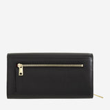 Dudu P.foglio donna pelle black lavender