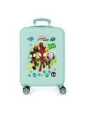 MARVEL VALIGIA CABINA RIGIDA SPIDEY DINO-WEBS 55 CM TURCHESE