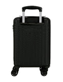 Movom Bagaglio a Mano Timber con Ruote Removibili 30 x 40 x 20 cm Nero