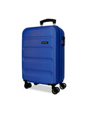 Roll Road Bagaglio a Mano Flex 38 x 55 x 20 cm in ABS C/ESP. Blu Royal